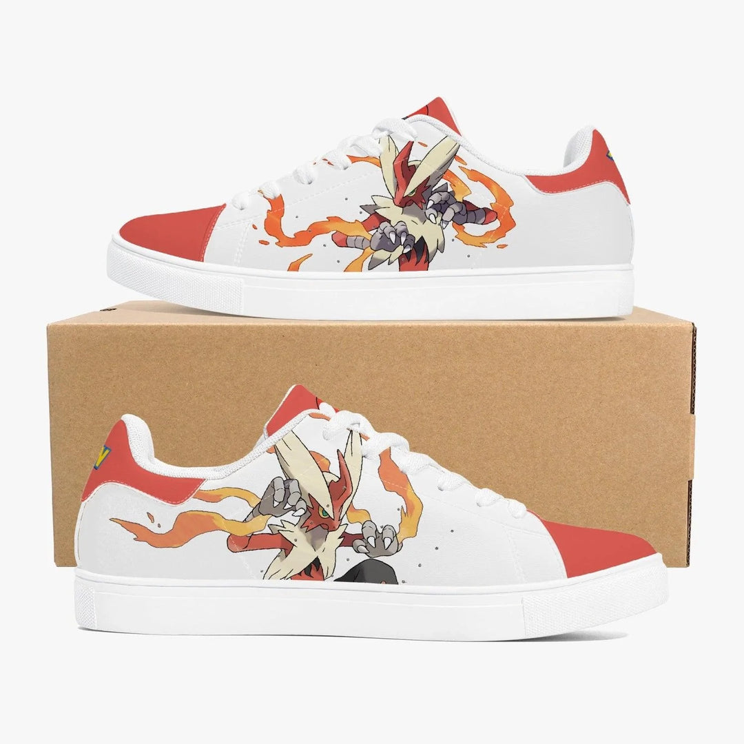 Pokemon Mega Blaziken Skate Anime Shoes _ Pokemon _ Ayuko