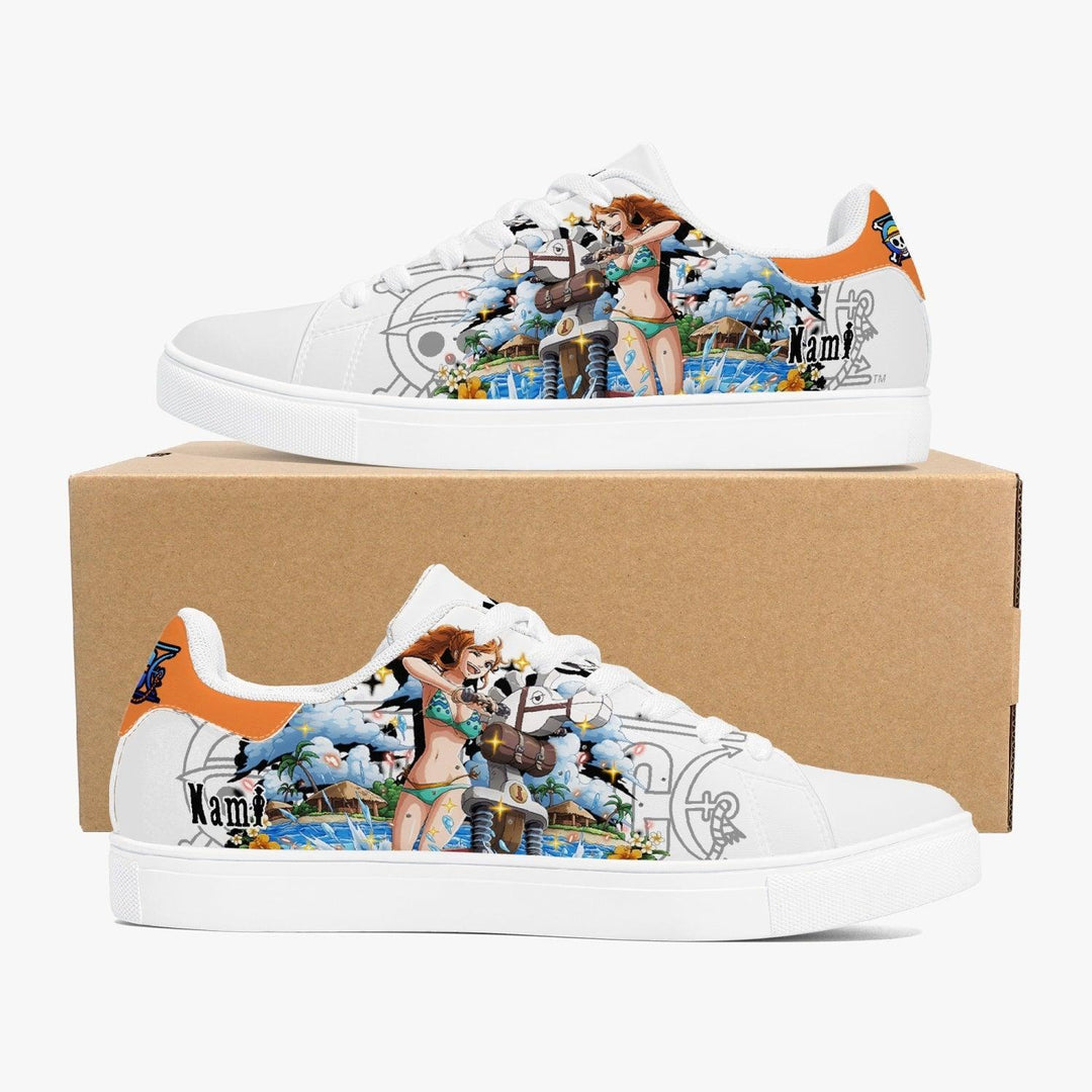 Nami One Piece V2 Skate Anime Shoes _ One Piece _ Ayuko