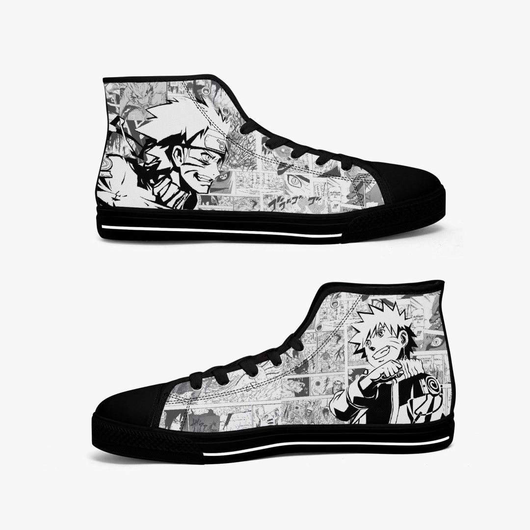 Naruto Shippuden Naruto Uzumaki A-Star Mid Anime Shoes _ Naruto _ Ayuko