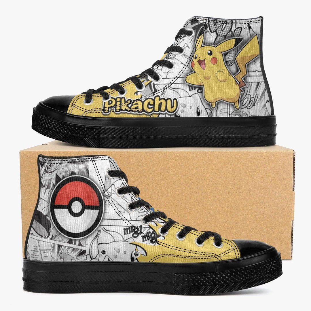 Pokemon Pikachu A-Star High Anime Shoes _ Pokemon _ Ayuko