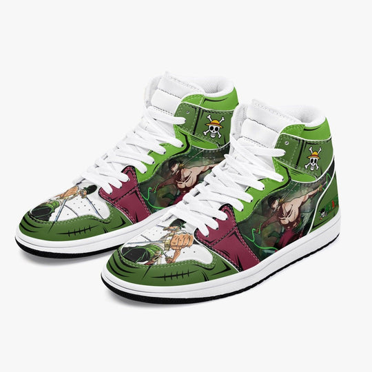 One Piece Roronoa Zoro Santoryu Three Swords JD1 Anime Shoes _ One Piece _ Ayuko