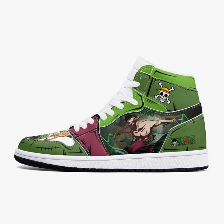 One Piece Roronoa Zoro Santoryu Three Swords JD1 Anime Shoes _ One Piece _ Ayuko