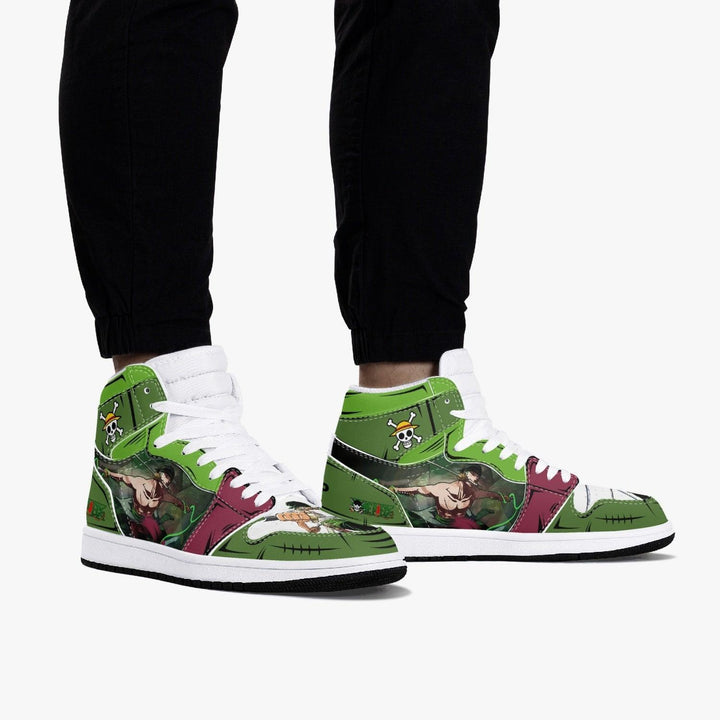 One Piece Roronoa Zoro Santoryu Three Swords JD1 Anime Shoes _ One Piece _ Ayuko