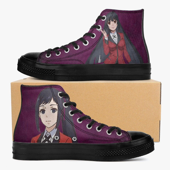 Kakegurui Sayaka Igarashi & Yumeko Jabami A-Star High Anime Shoes _ Kakegurui _ Ayuko