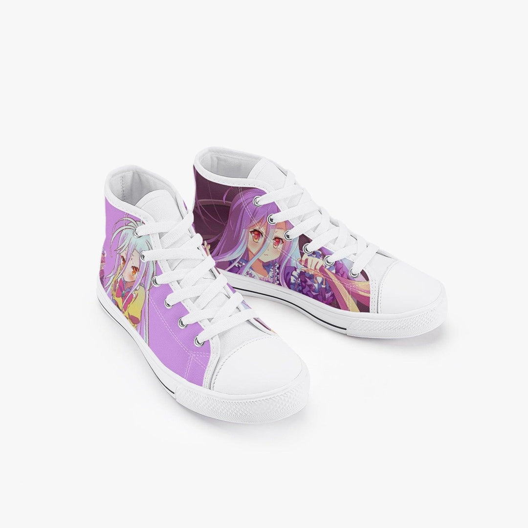 No Game No Life Shiro Kids A-Star High Anime Shoes _ No Game No Life _ Ayuko