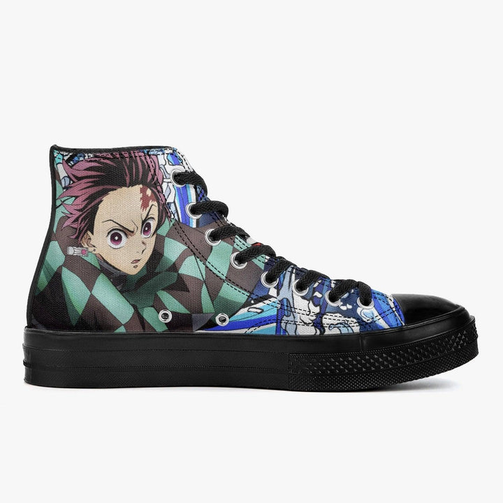 Demon Slayer Tanjiro A-Star High Anime Shoes _ Demon Slayer _ Ayuko