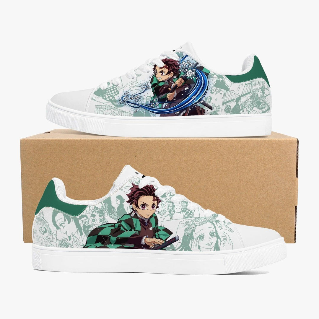 Demon Slayer Tanjiro Kamado Skate Anime Shoes _ Demon Slayer _ Ayuko