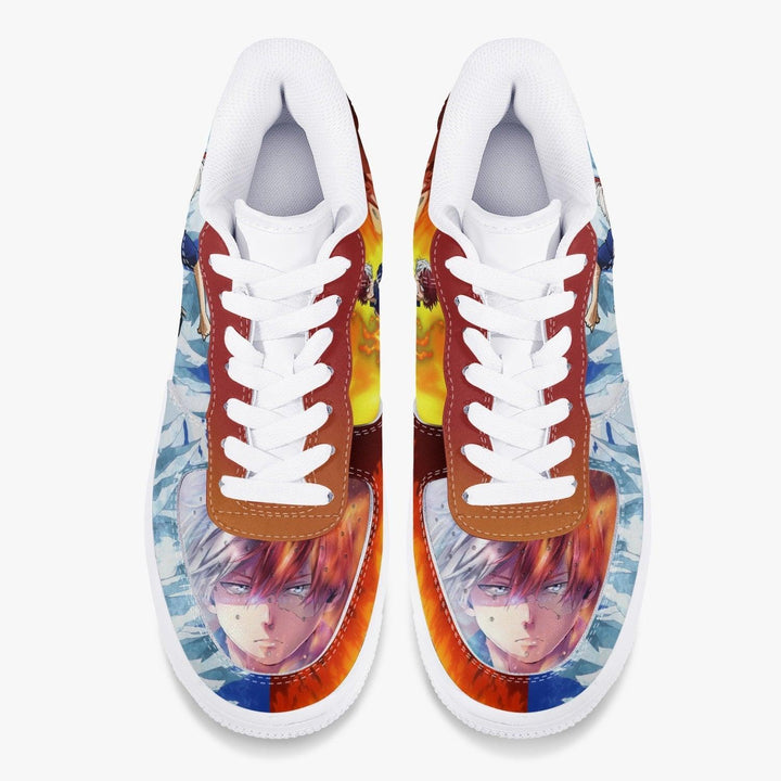 My Hero Academia Todoroki AF1 Anime Shoes _ My Hero Academia _ Ayuko