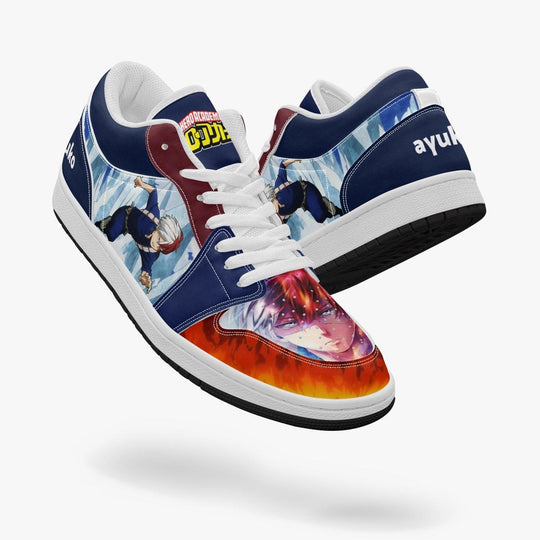 My Hero Academia Todoroki JD1 Low Anime Shoes _ My Hero Academia _ Ayuko