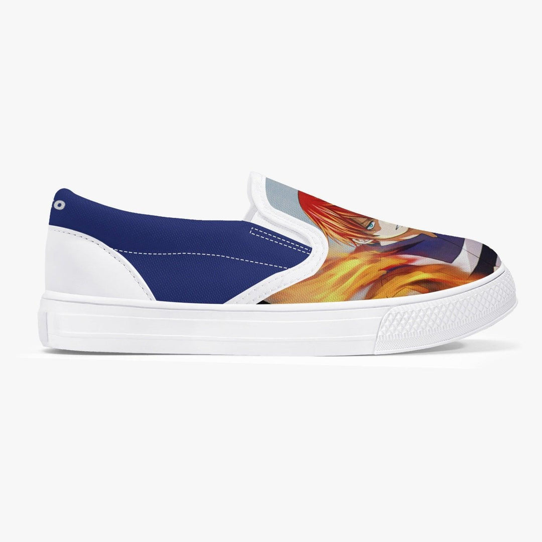 My Hero Academia Todoroki Kids Slip Ons Anime Shoes _ My Hero Academia _ Ayuko