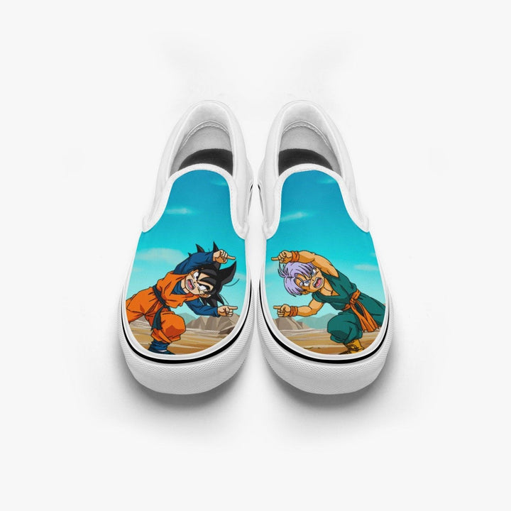 Dragon Ball Z Trunks & Goten Fusion Slip Ons Anime Shoes _ Dragon Ball Z _ Ayuko