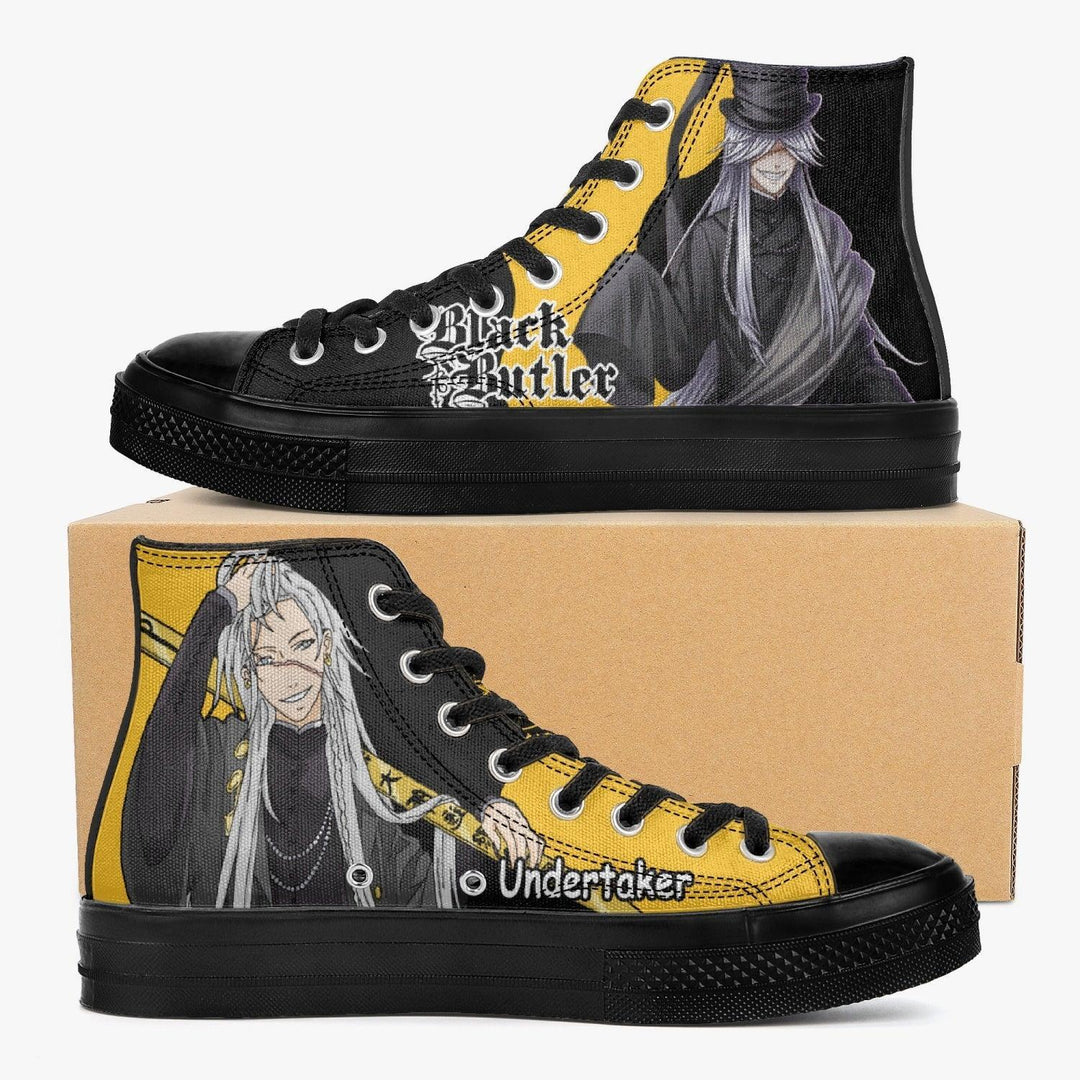 Black Butler Undertaker A-Star High Anime Shoes _ Black Butler _ Ayuko