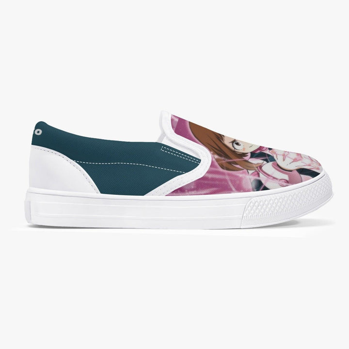 My Hero Academia Uraraka Kids Slip Ons Anime Shoes _ My Hero Academia _ Ayuko