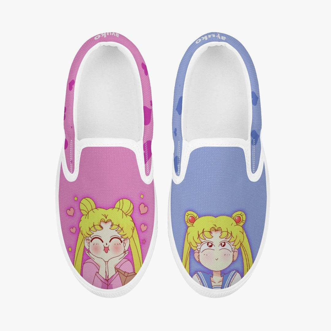 Sailor Moon Usagi Kids Slip Ons Anime Shoes _ Sailor Moon _ Ayuko