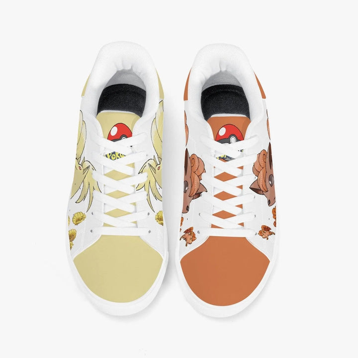 Pokemon Vulpix & Ninetails Skate Anime Shoes _ Pokemon _ Ayuko