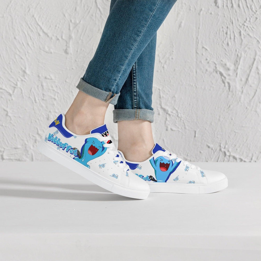 Pokemon Wobbuffet Skate Anime Shoes _ Pokemon _ Ayuko