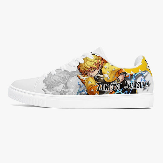 Demon Slayer Zenitsu Agatsuma Skate Anime Shoes _ Demon Slayer _ Ayuko